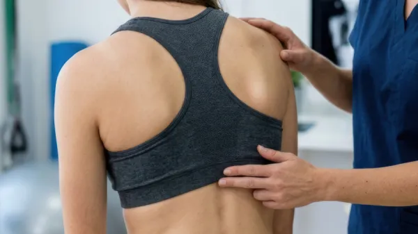 Foto demonstrativa de Fisioterapia para escoliose